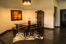 Load image into Gallery viewer, Decohides Tricolor Cowhide Rug