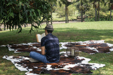 Load image into Gallery viewer, Cowhide Rug Tricolor