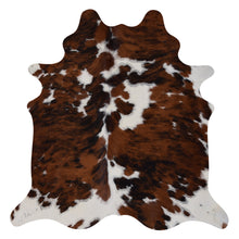 Load image into Gallery viewer, Tricolor Cowhide Rug