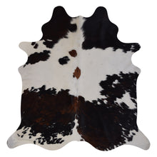 Load image into Gallery viewer, Tricolor Cowhide Rug