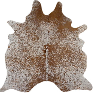 Real Cowhide Rug Salt and Pepper Brown and White | Decohides®